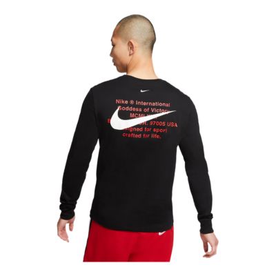 nike long sleeve swoosh top