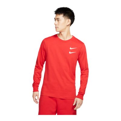 red nike long sleeve