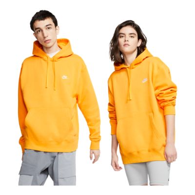 nike pullover hoodie yellow