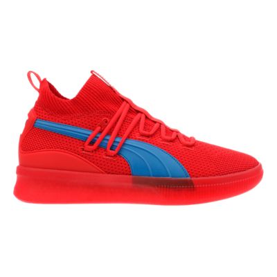 red puma basketball shoes