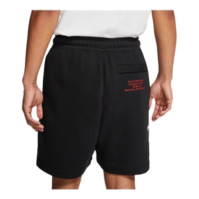 short nike swoosh