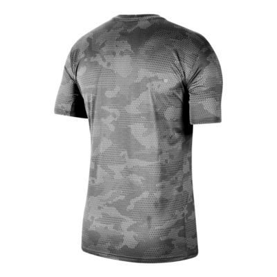 black and camo nike shirt