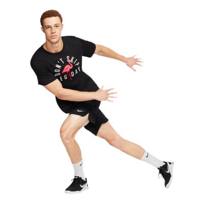 nike dont skip leg day flamingo shirt