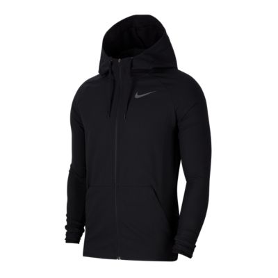 black nike jacket zip up