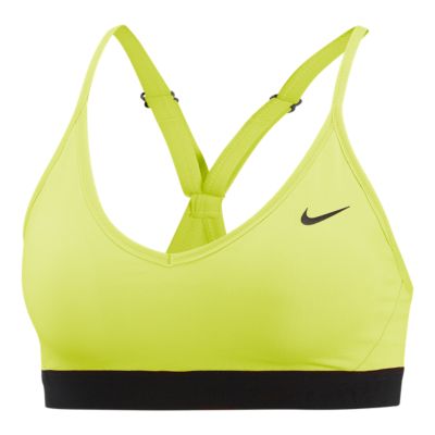 light yellow sports bra