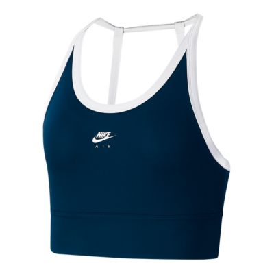 nike women's air medium padded strappy sports bra