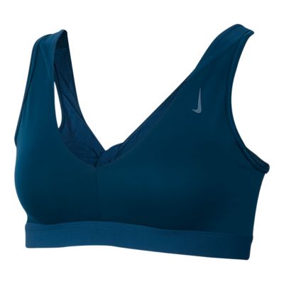 blue nike sports bra