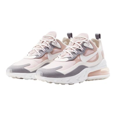 nike air max 270 react women's pink and grey