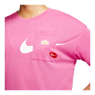 pink nike womens shirt