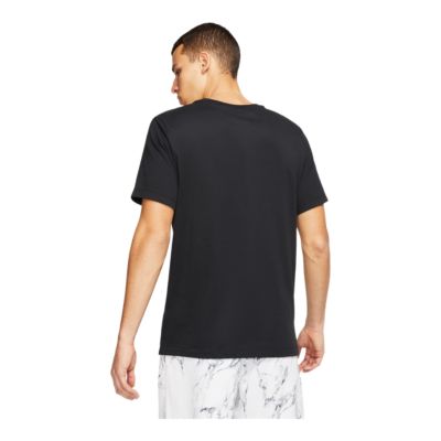 nike men's basketball marble tee