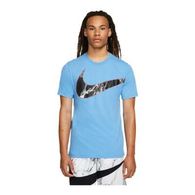 nike men's basketball marble tee