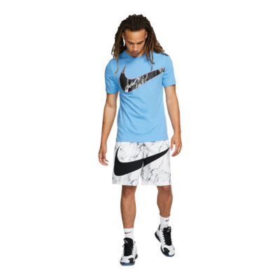 nike men's basketball marble tee
