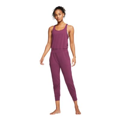 nike jumpsuit womens purple