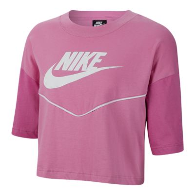 pink nike shirts for women