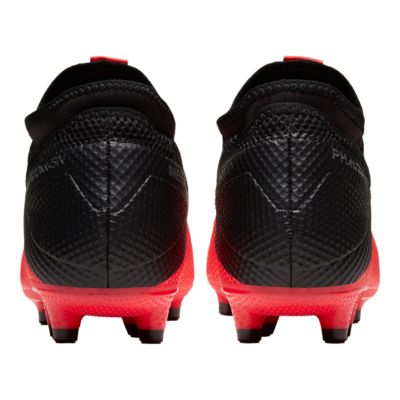 Nike JR Phantom Vision 2 Elite FG Gray Red . Amazon.com