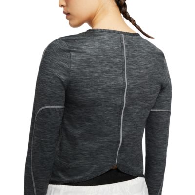 nike women's crew neck long sleeve cardigan
