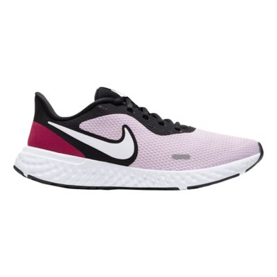 womens nike shoes pink and black