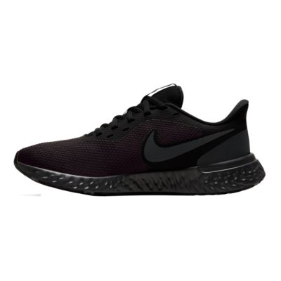 all black nike running shoes womens