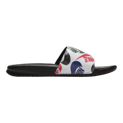 Benassi Just Do It Print Sandals 