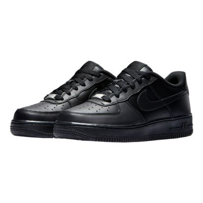 black low top air force ones