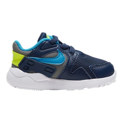 toddler boy blue nike shoes