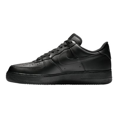 men's black air force ones