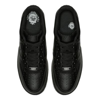 black mens air force ones