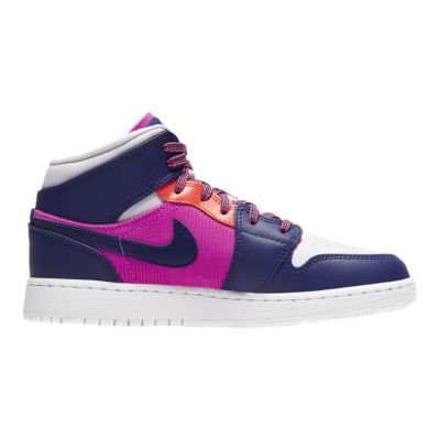 purple girl jordans shoes