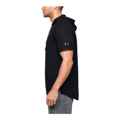 the rock short sleeve hoodie