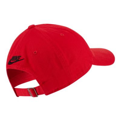 black and red nike hat