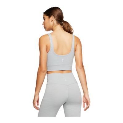 nike women's yoga luxe henley tank