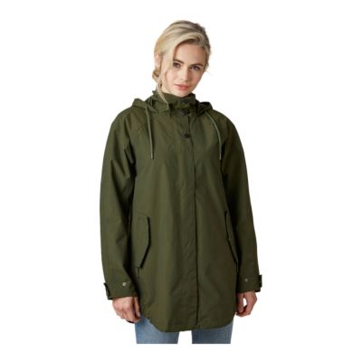 womens long rain jacket