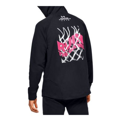 pink graphic hoodie men's