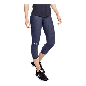 Small 497 Under Armour Womens Meridian Crop Blue Ink //Hushed Blue