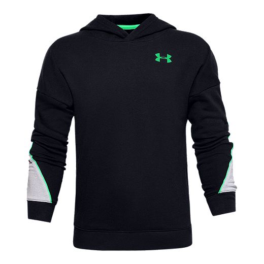 Under Armour Boys Rival Word Mark Hoody Warm-up Top 