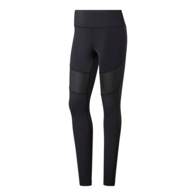 reebok training mesh insert leggings