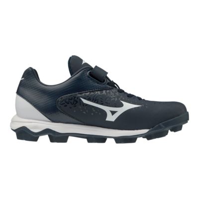 navy molded baseball cleats