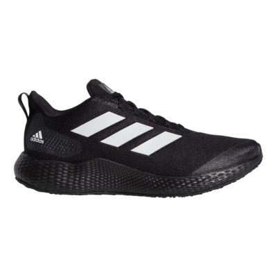 black adidas running trainers