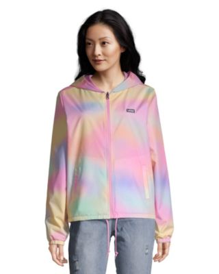 vans windbreaker pink