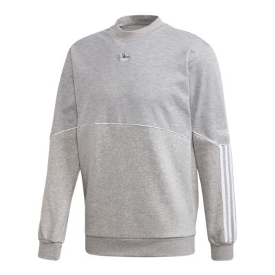 adidas crew neck fleece sweatshirt