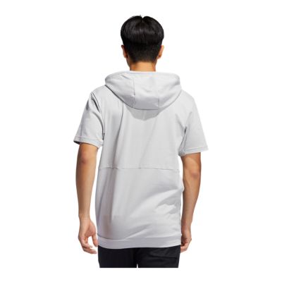 adidas mens short sleeve hoodie