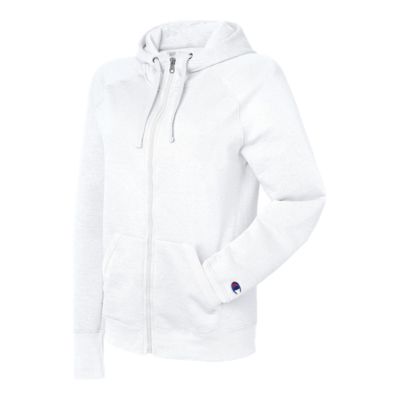 champion women's white hoodie