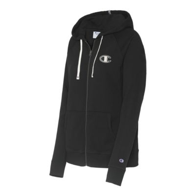 champion women's full zip hoodie