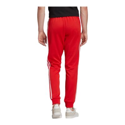 red adidas mens pants