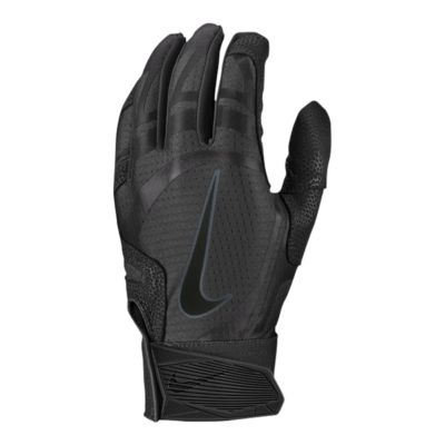 nike batting gloves black