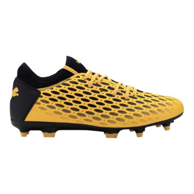 yellow puma soccer cleats
