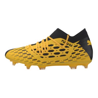 yellow puma cleats
