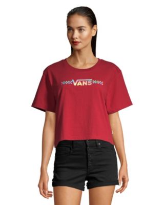 womens red vans shirt