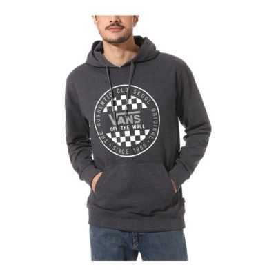 vans checkered pullover hoodie