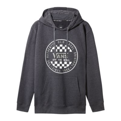 vans checkered hoodie red